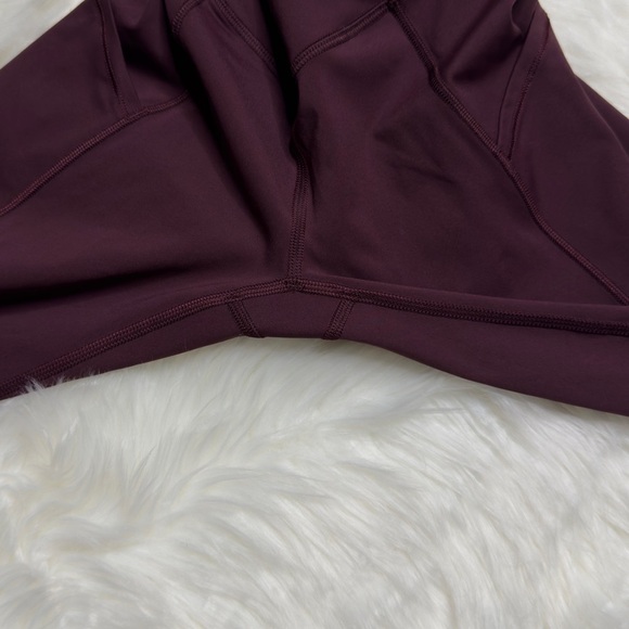 Lululemon Fast and Free Crop II 19" Cassis - Picture 3 of 9